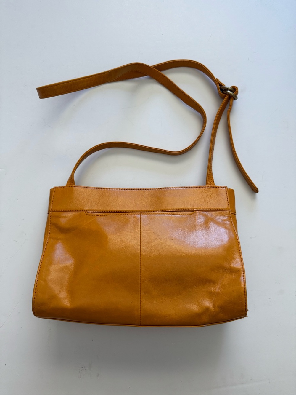 HOBO Classic Mistard Yellow Leather Crossbody Bag